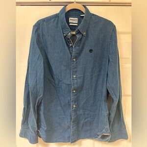 Men’s Timberland button down long sleeve shirt